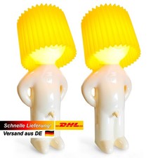 2x lustige LED Tischlampen mit